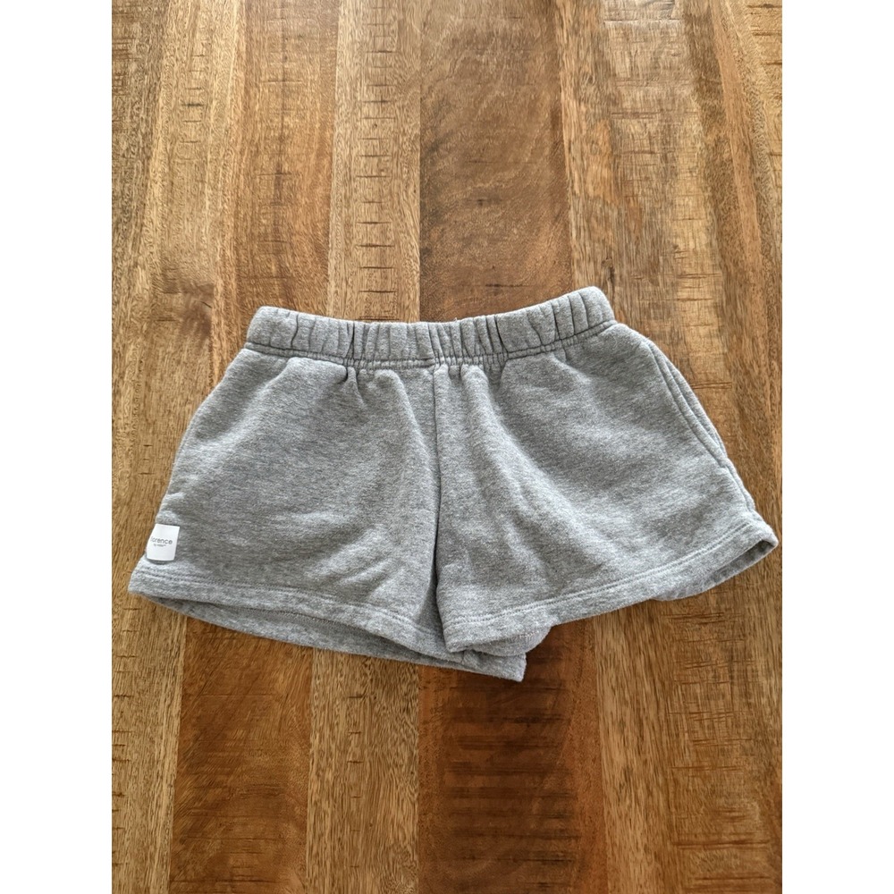 Florence by Mills Cozy Crush Sweat Shorts XXS Heather Gray Cotton Blend